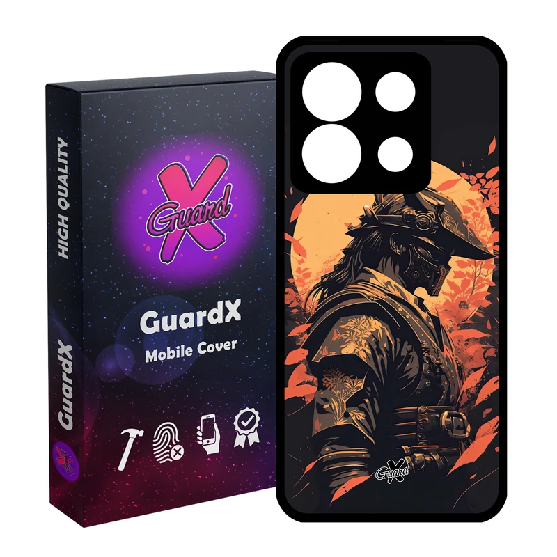 کاور گارد ایکس طرح Samurai مدل Glass10610 مناسب برای گوشی موبایل شیائومی Redmi Note 13 5G