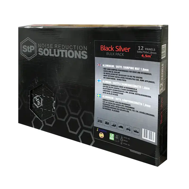 ورق دمپینگ خودرو اس تی پی مدل BS بسته 12 عددی