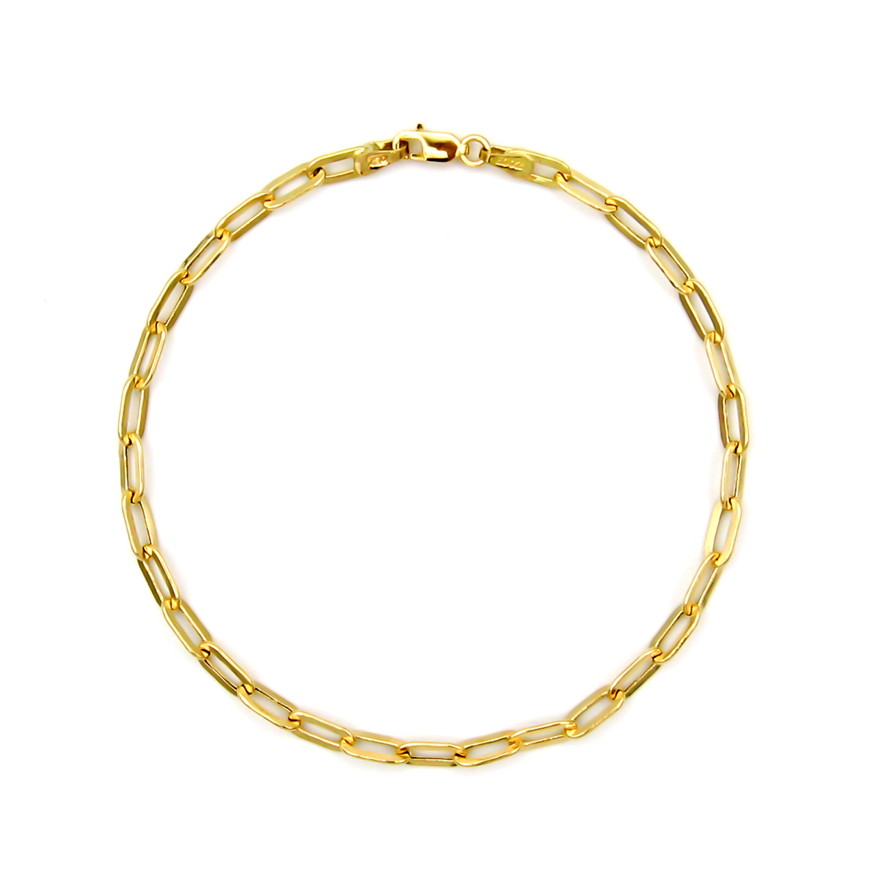دستبند طلا 18 عیار زنانه کاپانی کد KB014 -  - 3