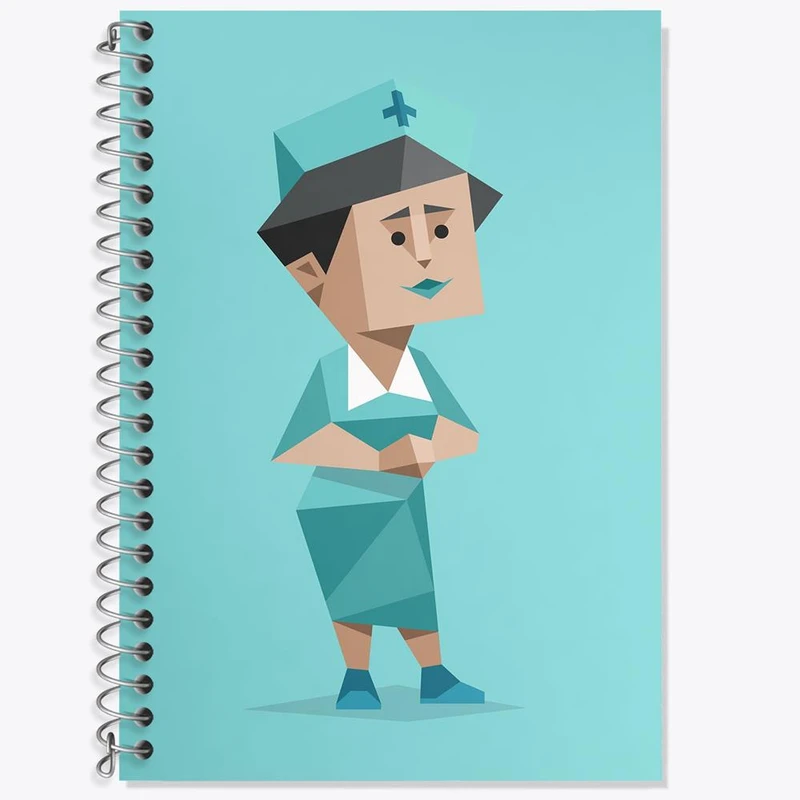 دفتر زبان 50 برگ خندالو مدل دو خط طرح تایپ شخصیتی حامی ISFJ کد 7713