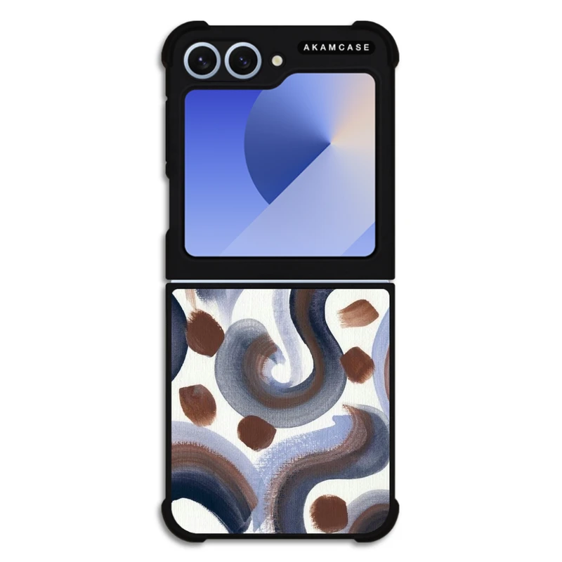 کاور آکام مدل AMC-WSGZFLIP6-WATER COLOR-3 مناسب برای گوشی موبایل سامسونگ Galaxy Z Flip 6