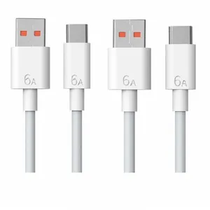  کابل تبدیل USB به USB-C مدل 6A طول 1 متر مجموعه 2عددی