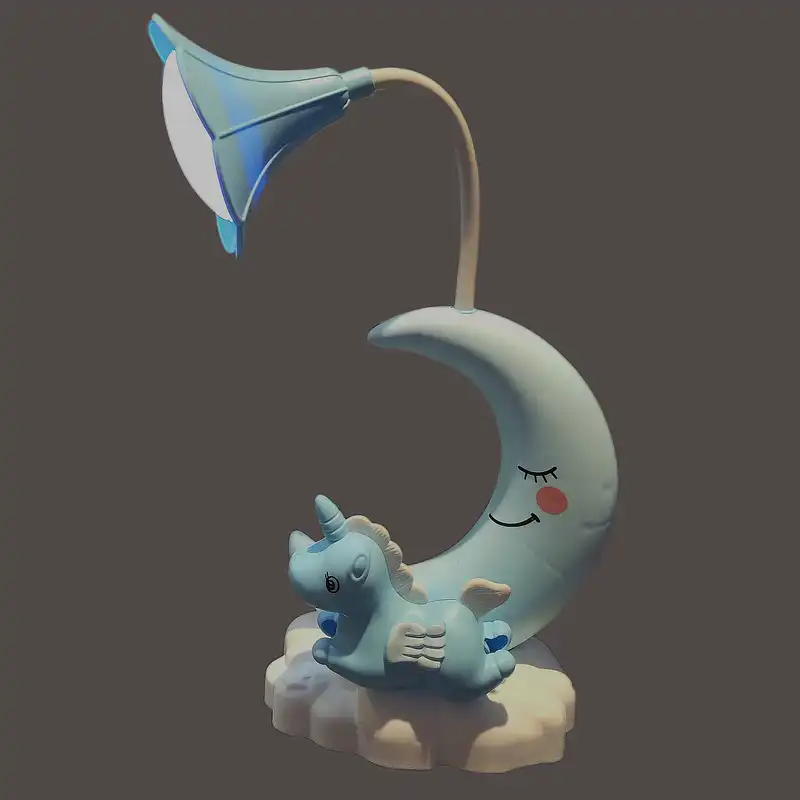 چراغ مطالعه مدل یونیکورن و ماه