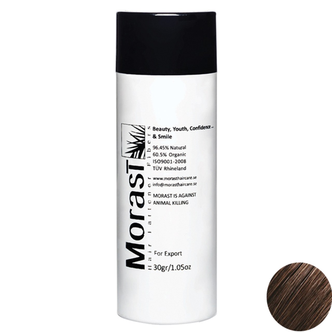 پودر پرپشت کننده موی مورست مدل Medium Brown مقدار 30 گرم
