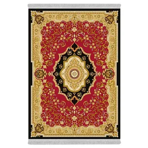 فرش پارچه‌ای دفه مدل فرشینه هازان مخمل کد 041