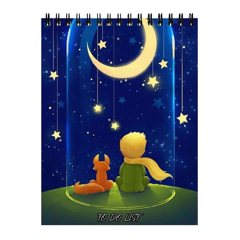 دفتر برنامه ریزی 50 برگ طرح شازده کوچولو کد 821