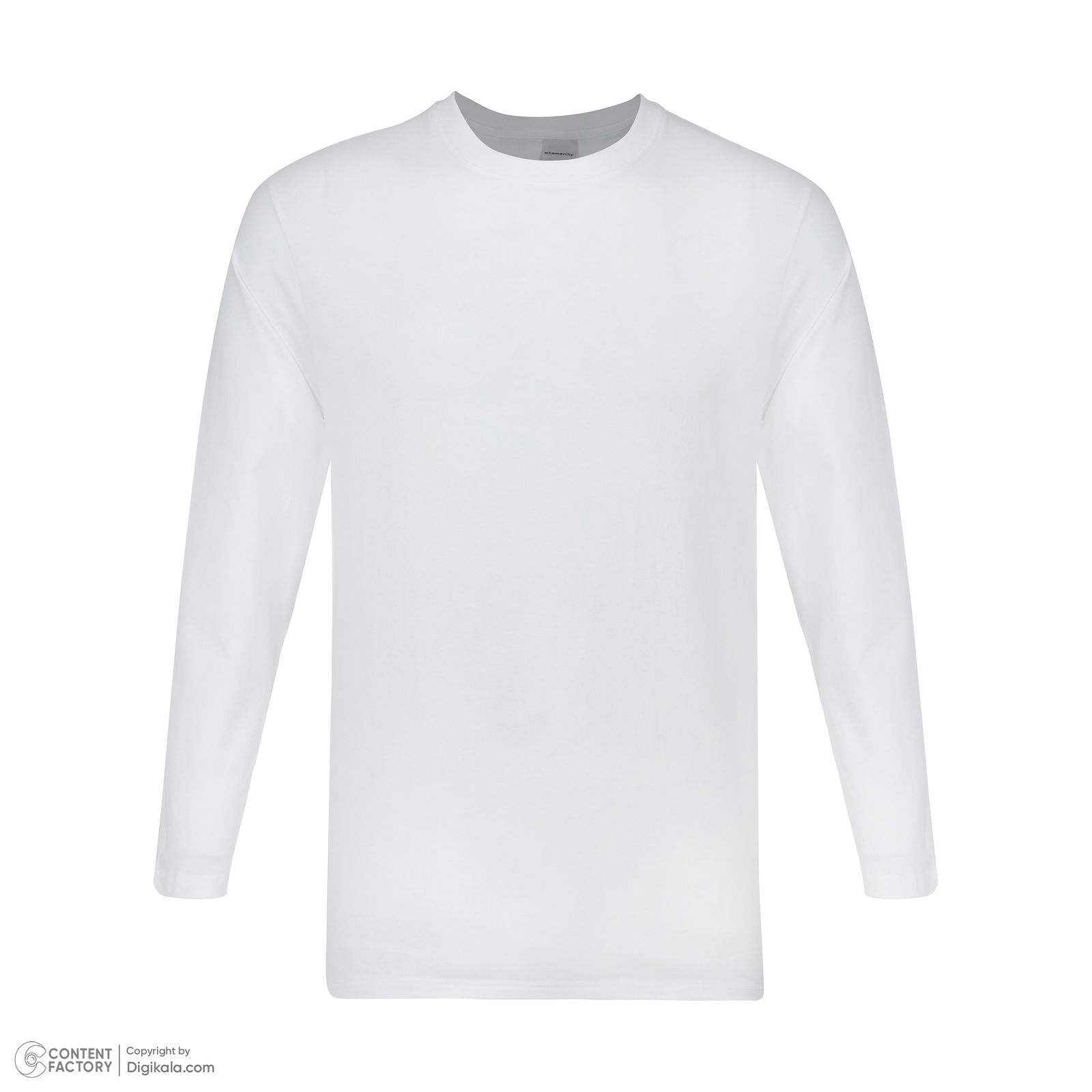 تی شرت آستین بلند مردانه هومنیتی مدل WYMTSXZG230-WHT -  - 2