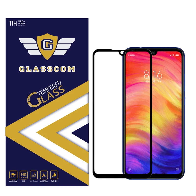 محافظ صفحه نمایش گلس کام مدل GC-R7 مناسب برای گوشی موبایل شیائومی Redmi Note 7