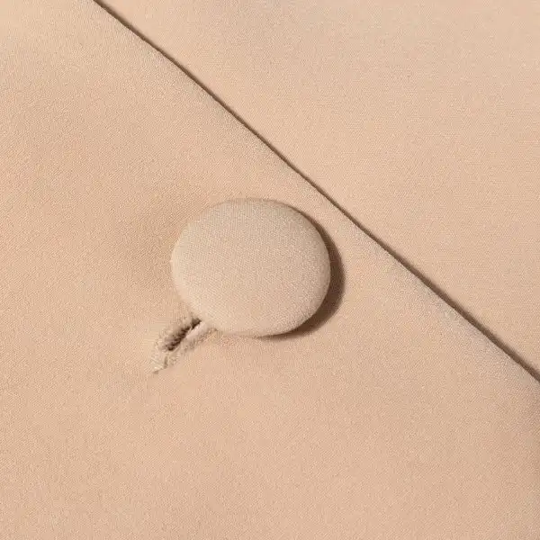 کت زنانه برنس مدل السانا رنگ کرم