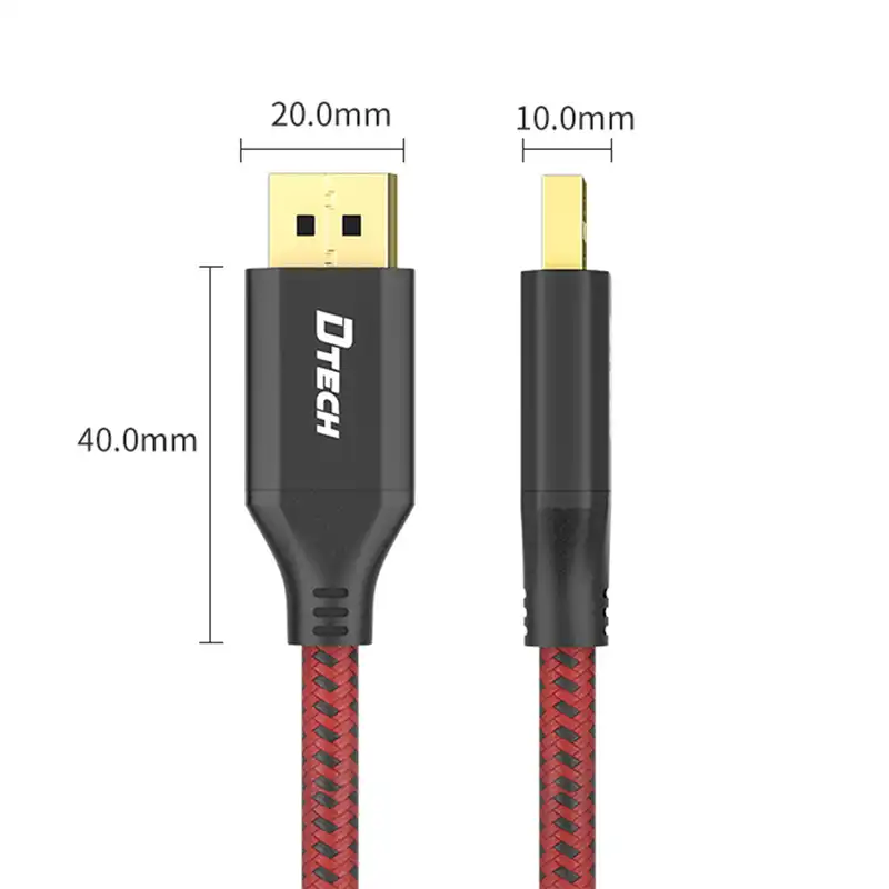 کابل Display Port دیتک مدل H205 طول 2 متر