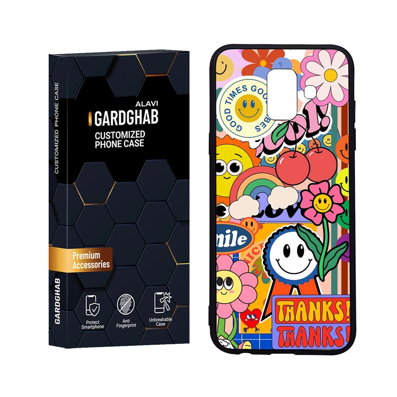 کاور گارد قاب علوی مدل Glass مناسب برای گوشی موبایل سامسونگ Galaxy A6