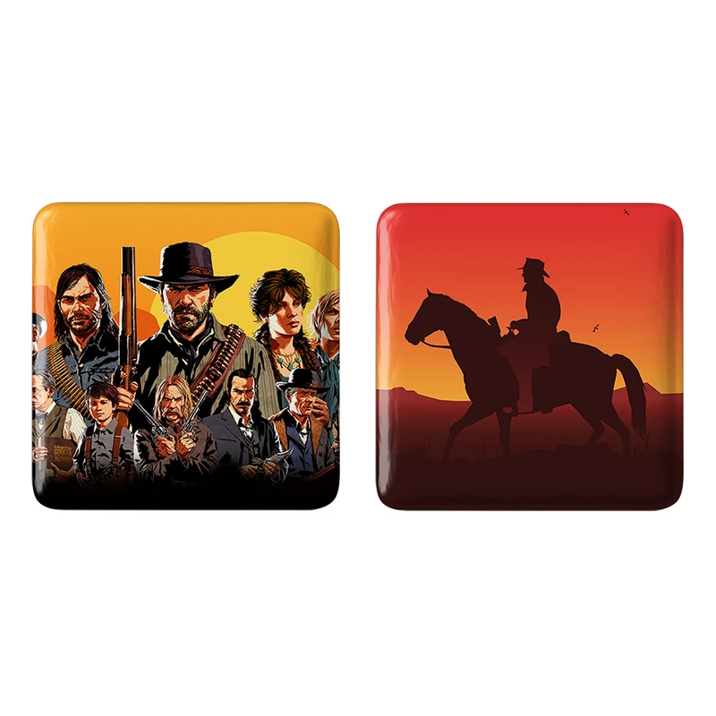 مگنت خندالو طرح رد دد Red Dead کد 1029010299 مجموعه 2 عددی
