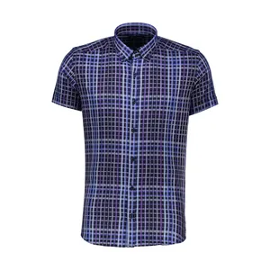 پیراهن آستین کوتاه مردانه کیکی رایکی مدل MBB20006-397