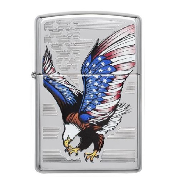 فندک زیپو مدل Eagle flag کد 28449