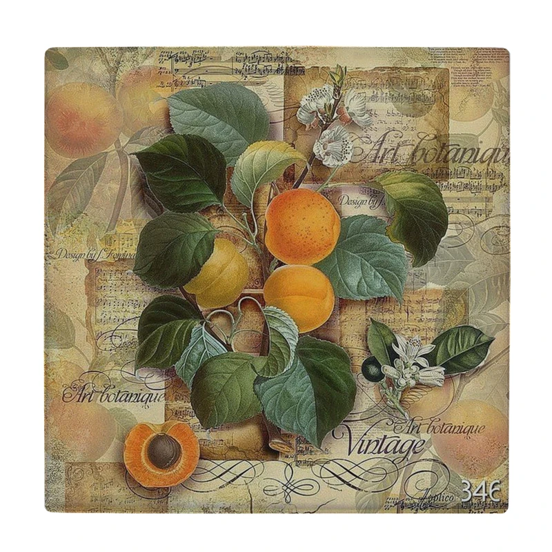 زیر لیوانی طرح زرد آلو کد    3603434_1459