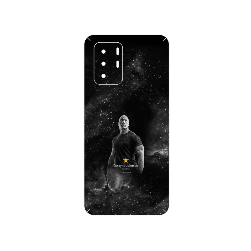 برچسب پوششی ماهوت مدل Dwayne Johnson مناسب برای گوشی موبایل شیائومی Redmi Note 10 Pro (China)