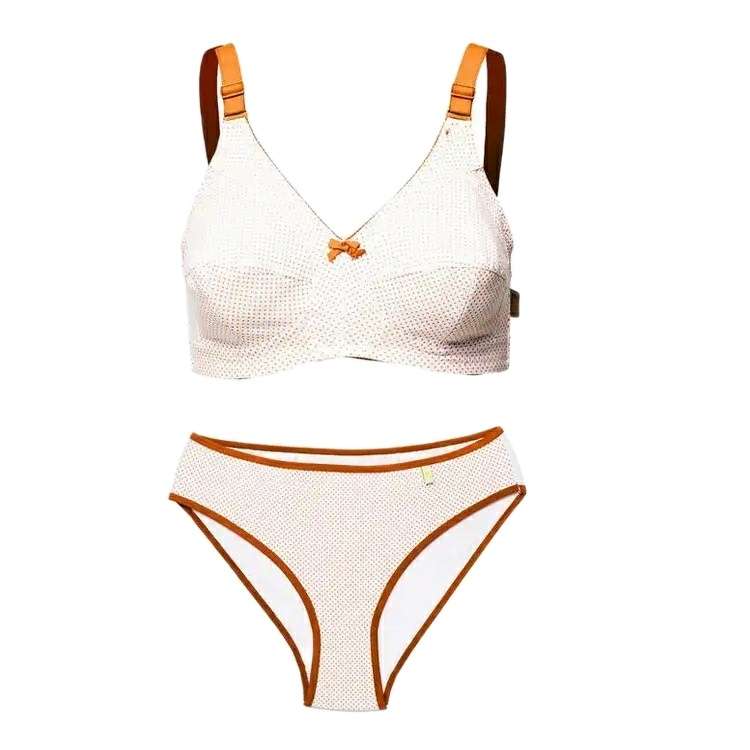 ست شورت و سوتین زنانه مدل خال خالی