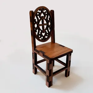 ماكت چوبي طرح صندلي مدل پازلي كد A1