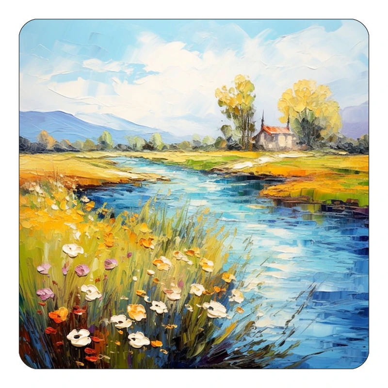 مگنت کاکتی طرح نقاشی رنگ روغن مدل mp72759