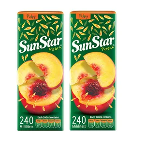 آبمیوه هلو سان استار -240 میلی لیتر بسته 2 عددی