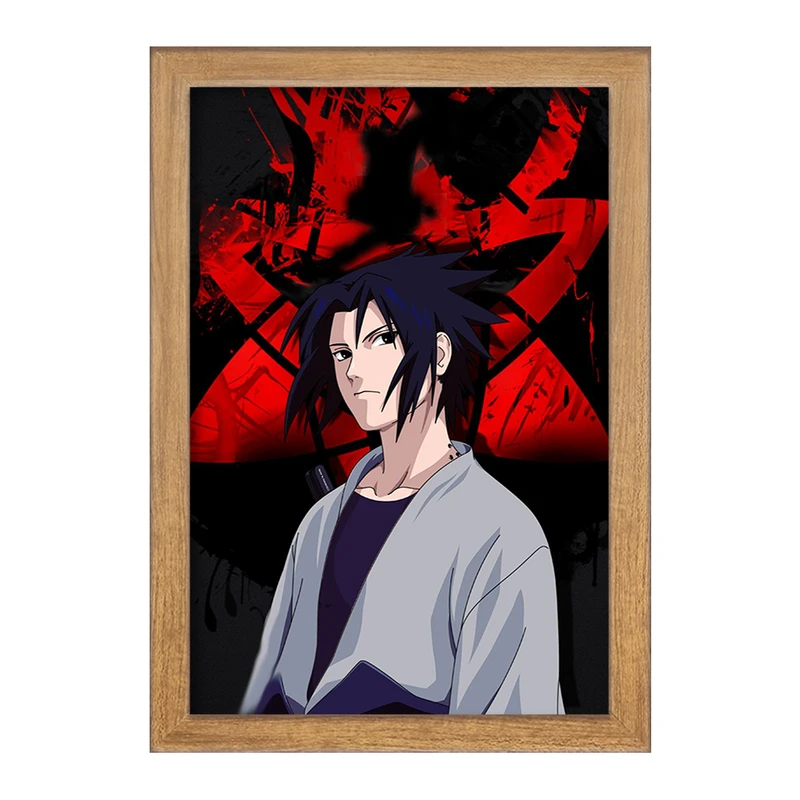 تابلو خندالو مدل انیمه ناروتو شارینگان  کد 10574