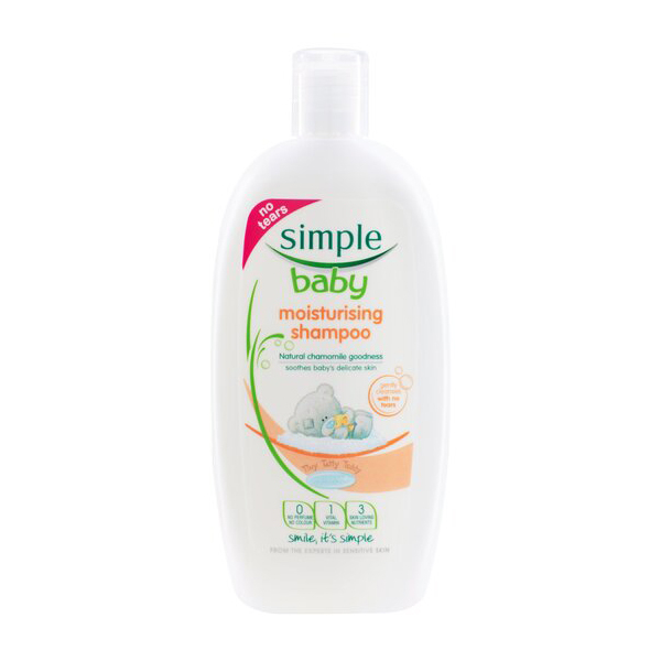 شامپو بچه سیمپل مدل moisturising حجم 300 میلی لیتر