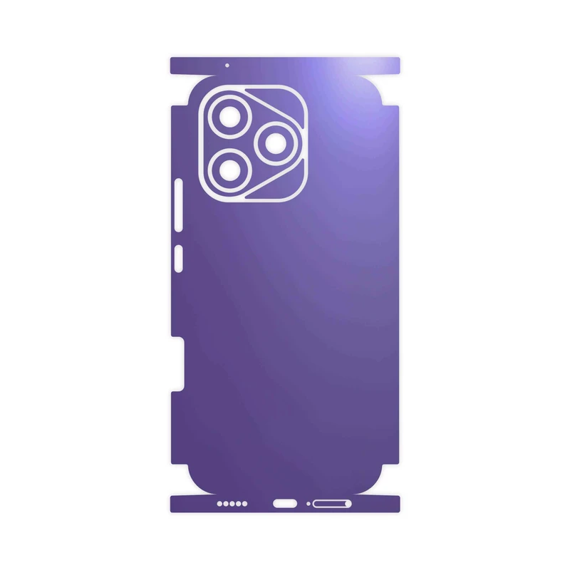 برچسب پوششی ماهوت مدل Matte-BlueBerry-FullSkin مناسب برای گوشی موبایل آنر 400 Lite