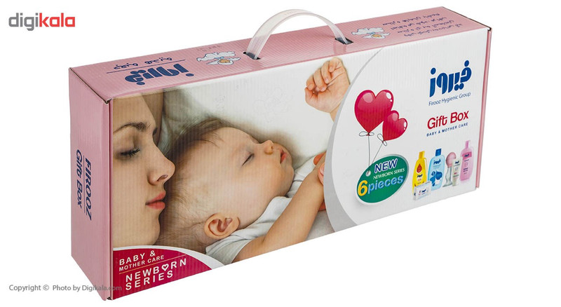 ست بهداشتی هدیه کودک فیروز مدل New Born بسته 6 عددی ست بهداشتی هدیه کودک فیروز مدل New Born بسته 6 عددی