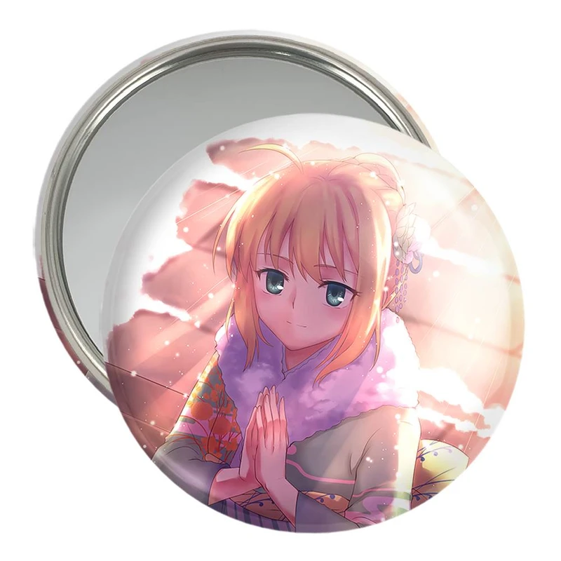 آینه جیبی خندالو مدل التر انیمه Fate Stay Night  کد 22799