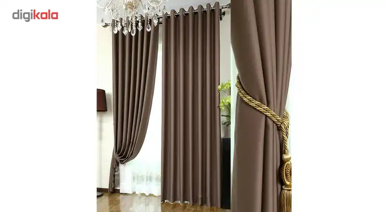 پرده کد st1 سایز 140x280 سانتی متر