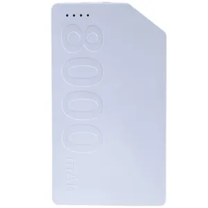 شارژر همراه سفید ریمکس مدل Kang Platinum با ظرفیت 8000 میلی آمپر ساعت