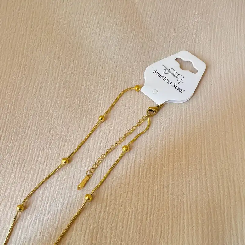 زنجیر زنانه مدل توپی