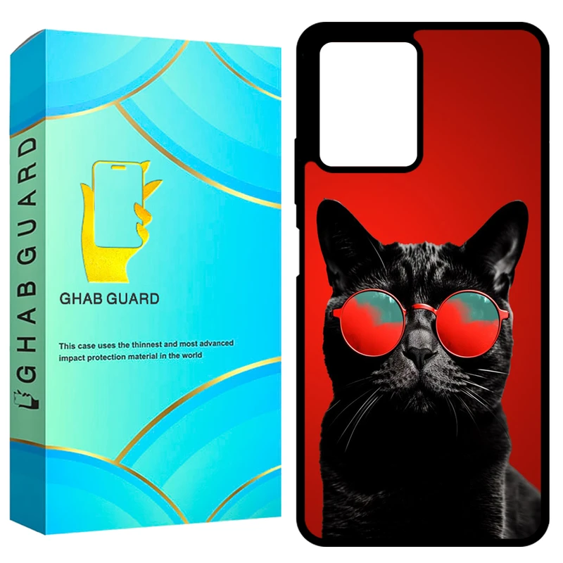 کاور قاب گارد طرح گربه مدل GCHPRN12PP مناسب برای گوشی موبایل شیائومی Redmi Note 12 Pro Plus