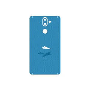 MAHOOT Minimal Paper Airplane Cover Sticker for Nokia 8 Sirocco
