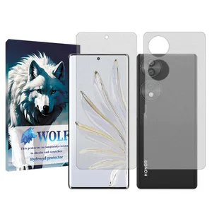 Wolf matte Screen Protector Suitable for Honor 70 Mobile Phone with Back Protector