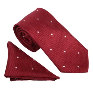 ست کراوات و دستمال جیب مردانه نسن مدل T257