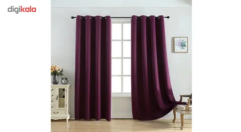 پرده کد st1 سایز 140x280 سانتی متر