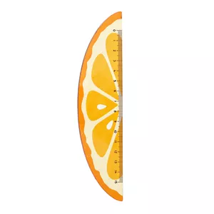 خط کش 15 سانتی متر طرح پرتقال کد 66