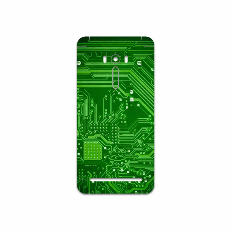 برچسب پوششی ماهوت مدل Green Printed Circuit Board مناسب برای گوشی موبایل ایسوس ZenFone Selfie