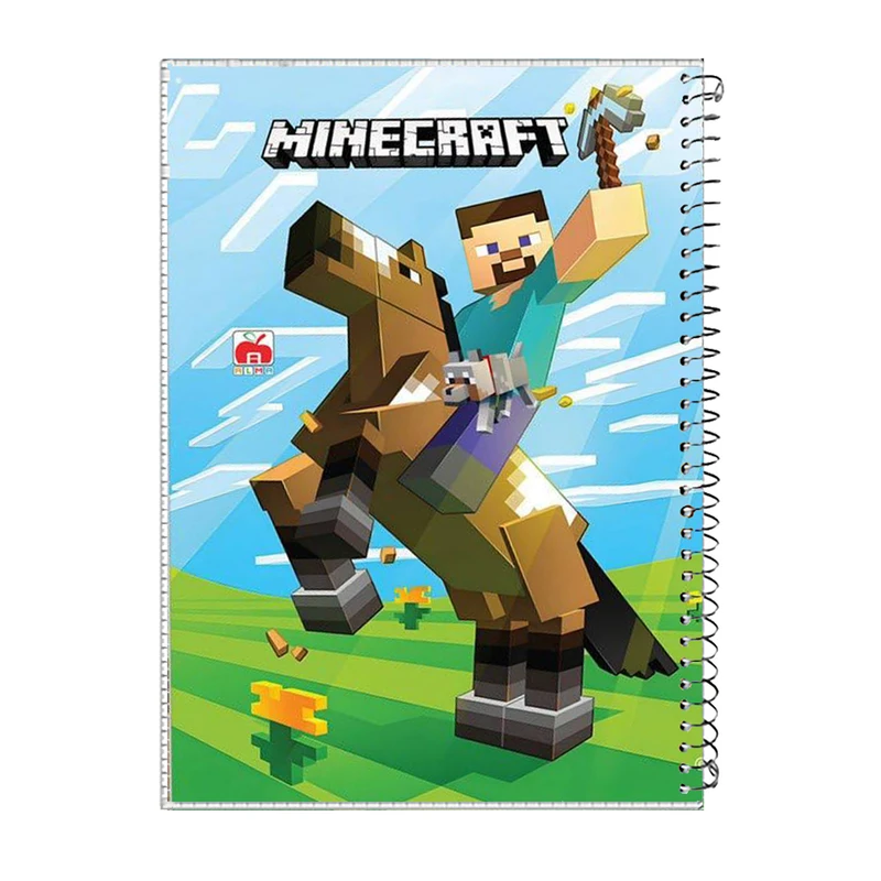 دفتر مشق 100 برگ آلما طرح horse مدل طلقی کد 7187