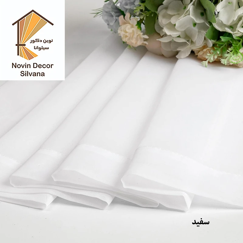 عکس شماره 9 : پرده نوین دکور سیلوانا مدل حریر ساده ny14 سایز 280x140 سانتی-متر