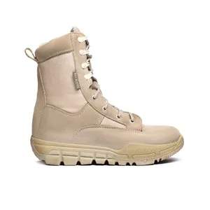 Suede zipper guard model Army boots