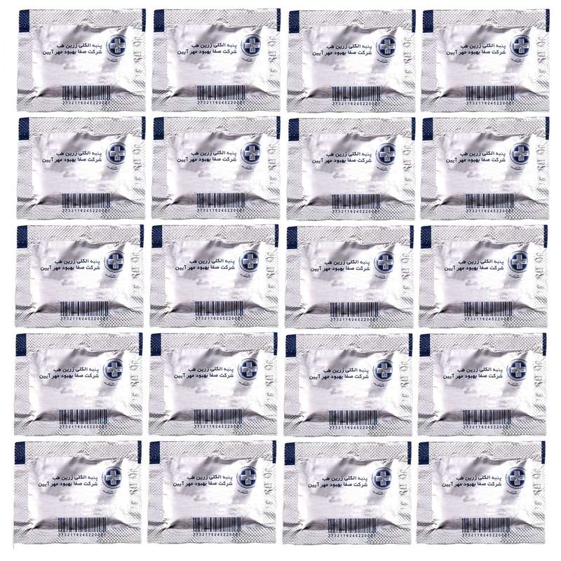 پنبه الکلی زرین طب مدل 01-B بسته 20 عددی