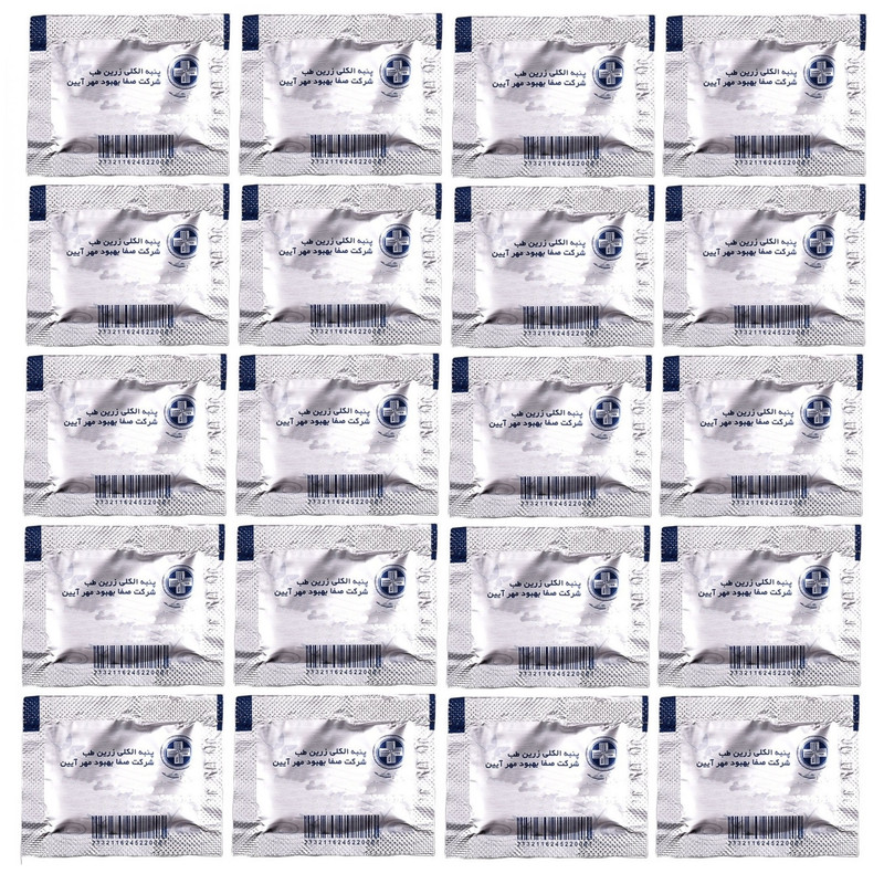 پنبه الکلی زرین طب مدل 01-B بسته 20 عددی