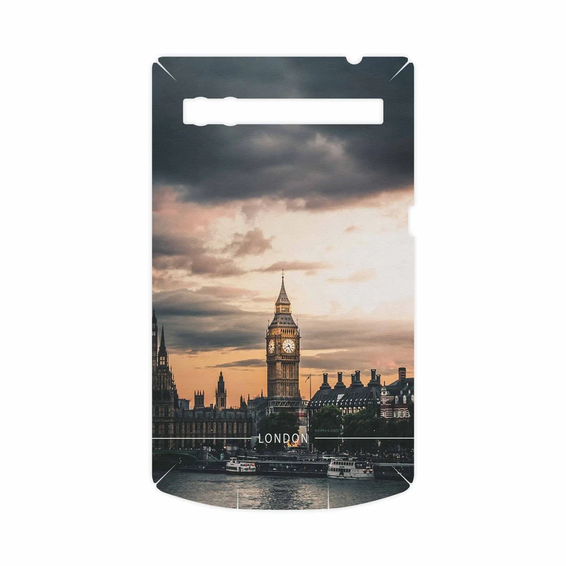برچسب پوششی ماهوت مدل London City-FullSkin مناسب برای گوشی موبایل بلک بری P9983