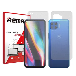 Remax Resistant model matte screen protector suitable for the Motorola Moto G 5G Plus mobile phone along with the back protector