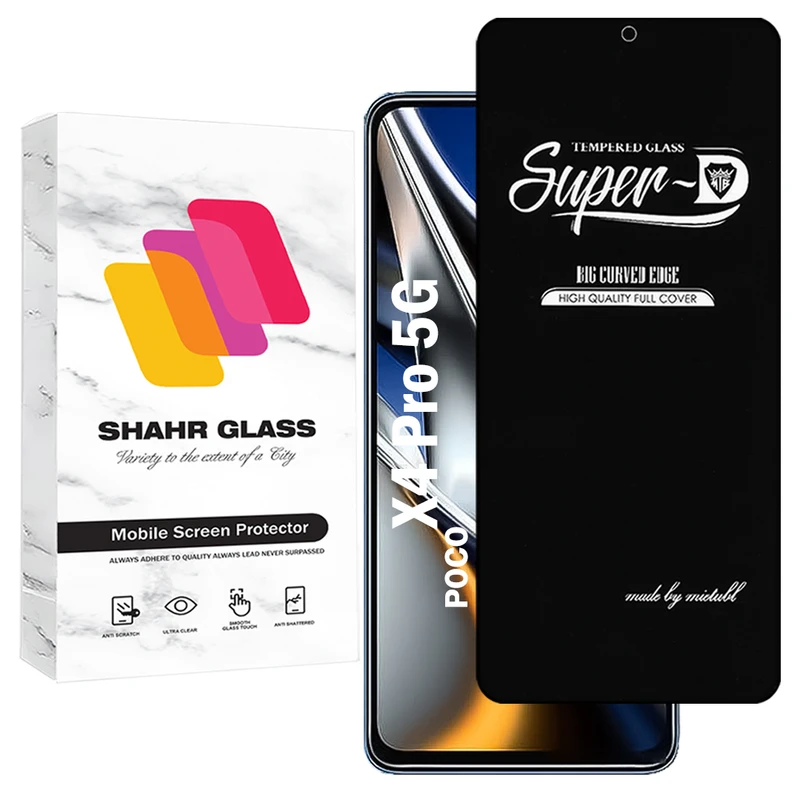 محافظ صفحه نمایش شهر گلس مدل SUPERDNSH مناسب برای گوشی موبایل شیائومی Poco X4 Pro 5G 