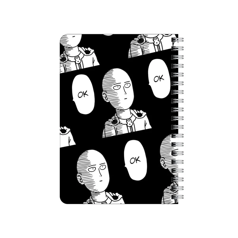 دفترچه یادداشت بامبیلیپ مدل چوبی طرح انیمه مرد تک مشتی کد 7790705