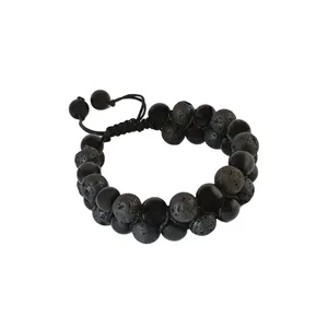 دستبند مردانه مدل لاوا و اونیکس