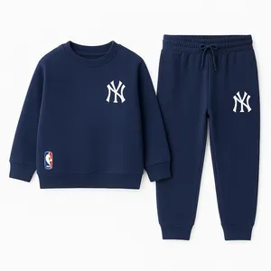 ست سویشرت آستین بلند و شلوار راحتی بچگانه مدل ان وای